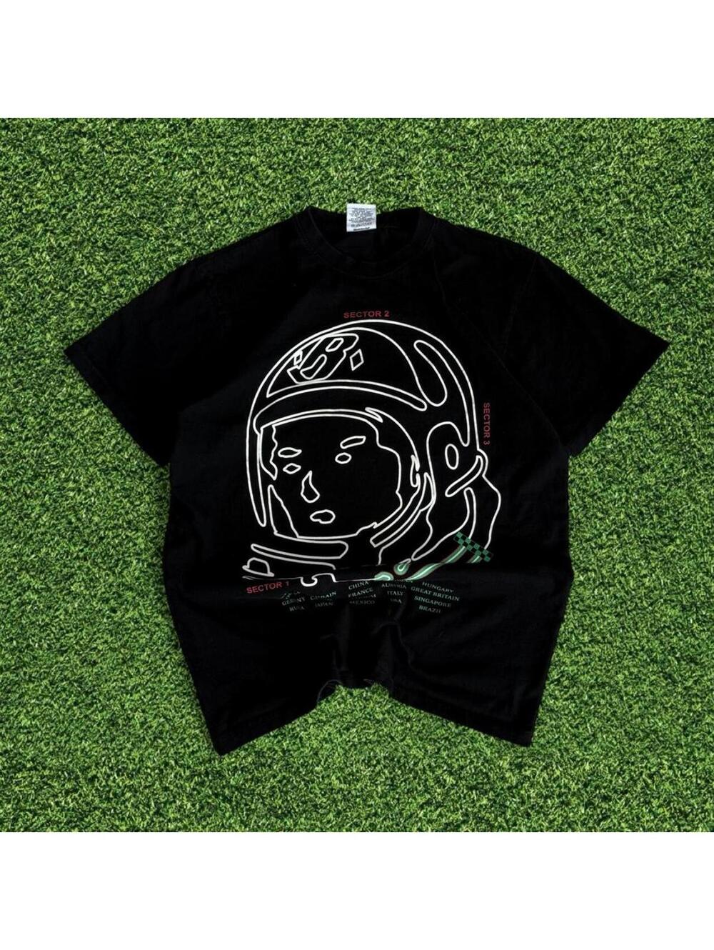 Billionaire Boys Club Black Helmet Graphic T-Shirt Size M